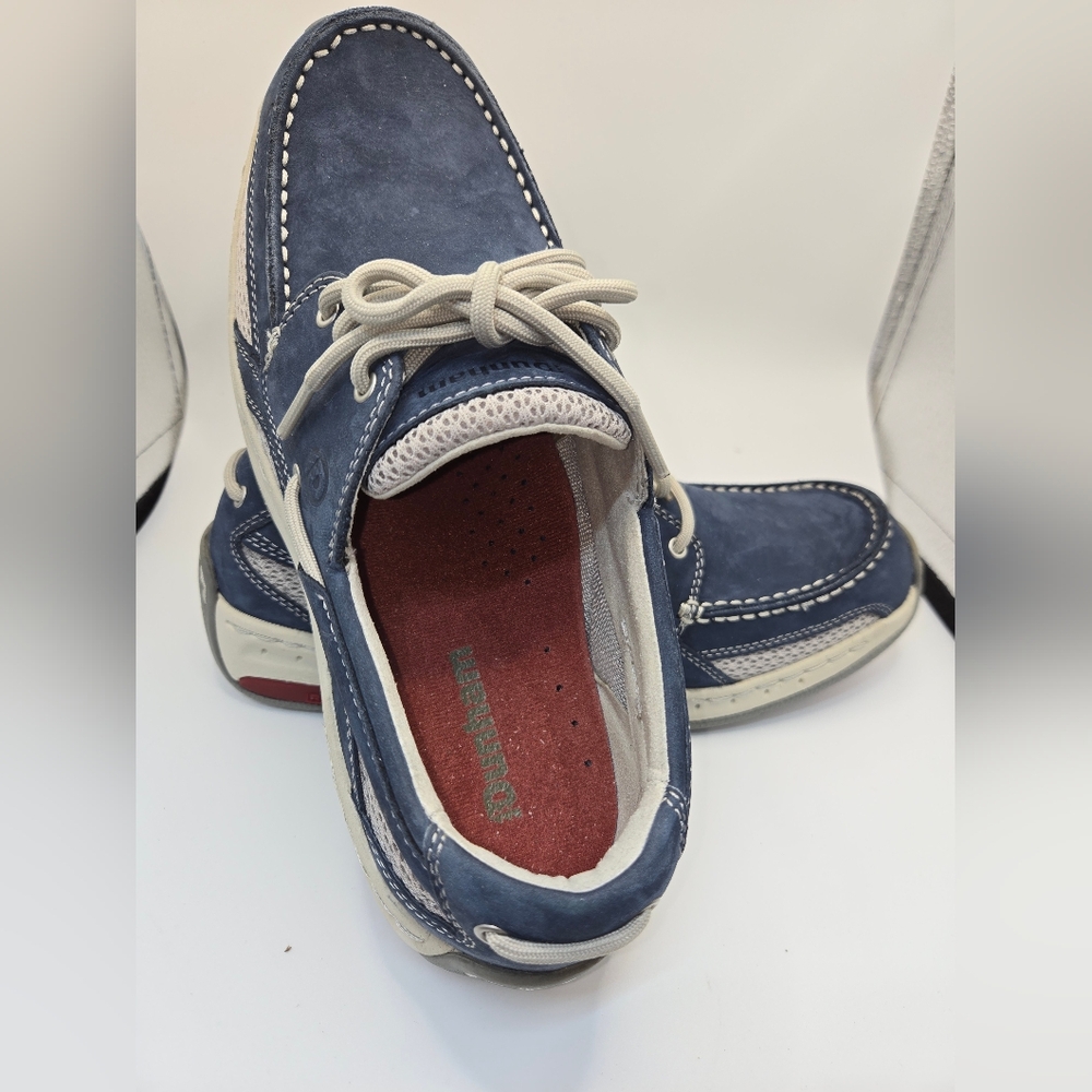 Navy Blue Captain Men's Loafers, Boat Shoes